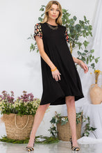 Load image into Gallery viewer, Celeste Full Size Leopard Short Sleeve Dress with Pockets
