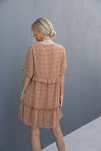 Load image into Gallery viewer, Swiss Dot V-Neck Flutter Sleeve Mini Dress
