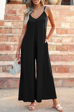 Load image into Gallery viewer, V-Neck Spaghetti Strap Jumpsuit
