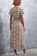 Load image into Gallery viewer, Floral Surplice Neck Tied Midi Dress (4 Styles Available)

