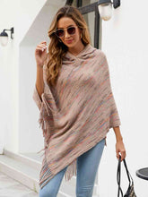 Load image into Gallery viewer, Fringe Hem Hooded Poncho (Available in 5 Colors)
