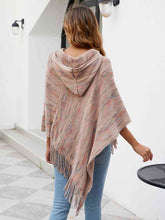 Load image into Gallery viewer, Fringe Hem Hooded Poncho (Available in 5 Colors)
