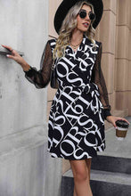 Load image into Gallery viewer, Surplice Neck Long Sleeve Tied Dress

