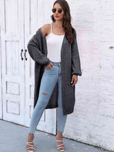Load image into Gallery viewer, Open Front Longline Cardigan with Pockets (Available in 6 Colors)

