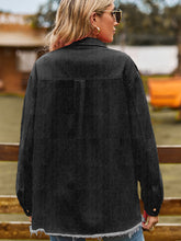 Load image into Gallery viewer, Raw Hem Denim Jacket with Pockets (Available in 4 Colors)

