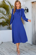 Load image into Gallery viewer, Twisted Long Sleeve Midi Dress (Available in 5 Colors)
