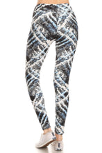 Load image into Gallery viewer, Yoga Style Banded Lined Tie Dye Printed Knit Legging With High Waist
