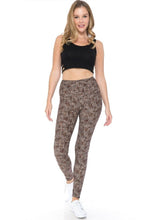 Load image into Gallery viewer, Yoga Style Banded Lined Multi Printed Knit Legging With High Waist
