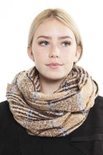 Load image into Gallery viewer, Multi Plaid Infinity Scarf
