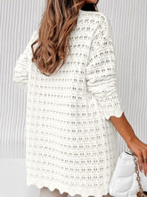 Load image into Gallery viewer, Long Sleeve Openwork Cardigan
