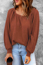 Load image into Gallery viewer, Square Neck Waffle-Knit Top (Available in Numerous Colors)
