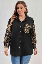 Load image into Gallery viewer, Plus Size Leopard Shacket
