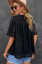 Load image into Gallery viewer, Round Neck Puff Sleeve Blouse  (Available in Multiple Colors)
