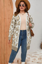 Load image into Gallery viewer, Plus Size Printed Long Sleeve Cardigan
