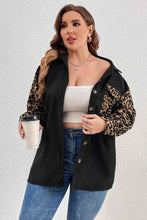 Load image into Gallery viewer, Plus Size Leopard Shacket
