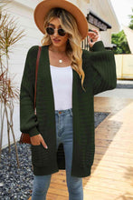 Load image into Gallery viewer, Open Front Dropped Shoulder Cardigan (Available in 3 Colors)
