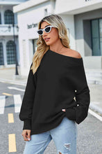 Load image into Gallery viewer, Long Sleeve Ribbed Trim Sweater (Available in 3 Colors)

