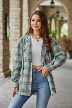 Load image into Gallery viewer, Plaid Long Sleeve Hooded Jacket (Available in 5 Colors)
