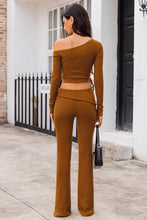 Load image into Gallery viewer, Ribbed Straight Leg Pants

