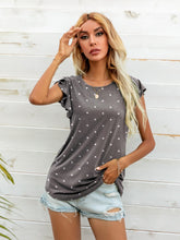 Load image into Gallery viewer, Round Neck Butterfly Sleeve Top  (Numerous Styles/Colors Available)
